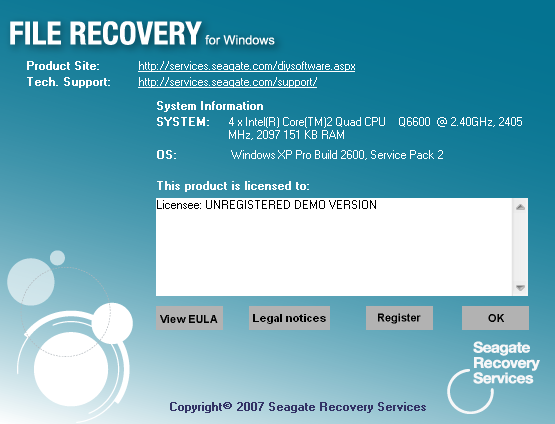 Seagate file recovery serial key code